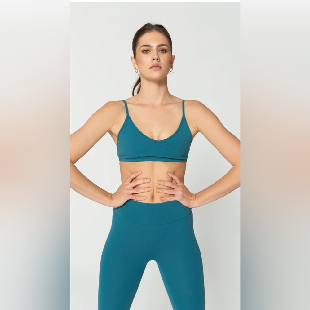 Booty by Brabants Textureless Bralette Turquoise